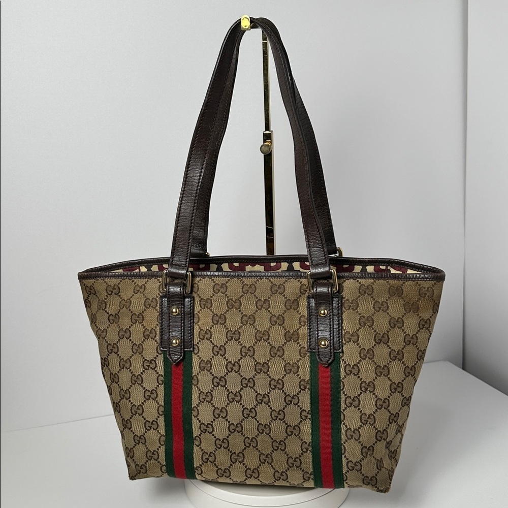 💯 Authentic Gucci Tote Bag with Cherryline🍀 - Picture 6 of 17